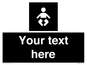 Custom information: black panel baby change